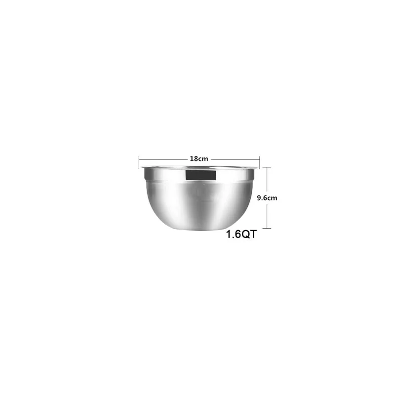 Stainless Steel 1.6 Quart Mixing Bowl