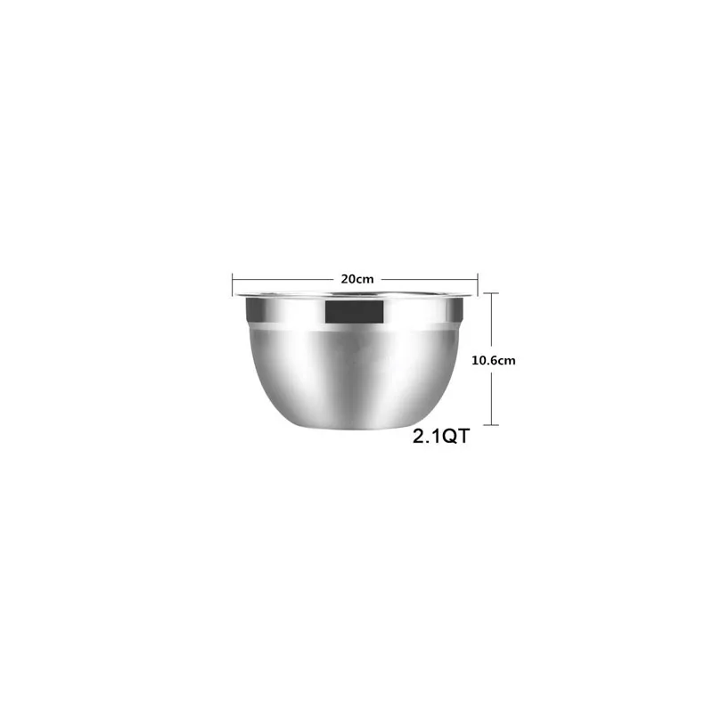 Stainless Steel 2.1 Quart Mixing Bowl