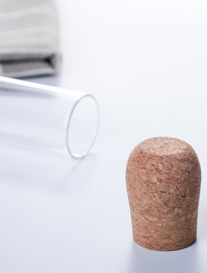 Cork Style Stopper For Glass Tube Tea Infuser