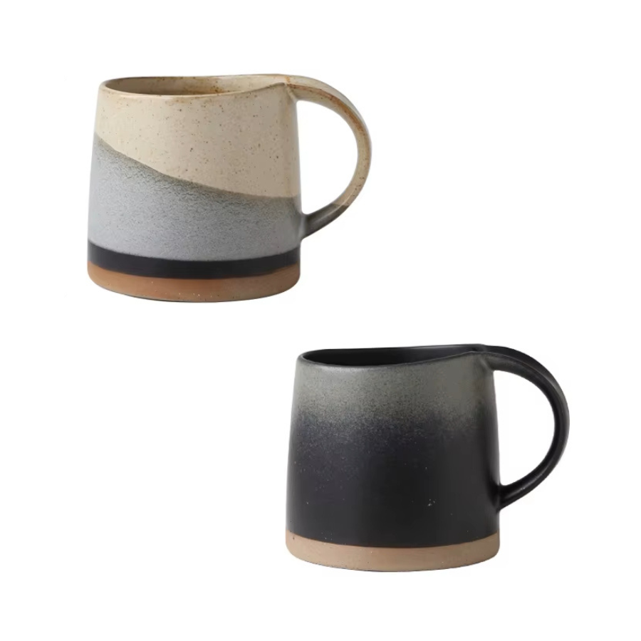 Dark Tides Ceramic Mugs With Exposed Base