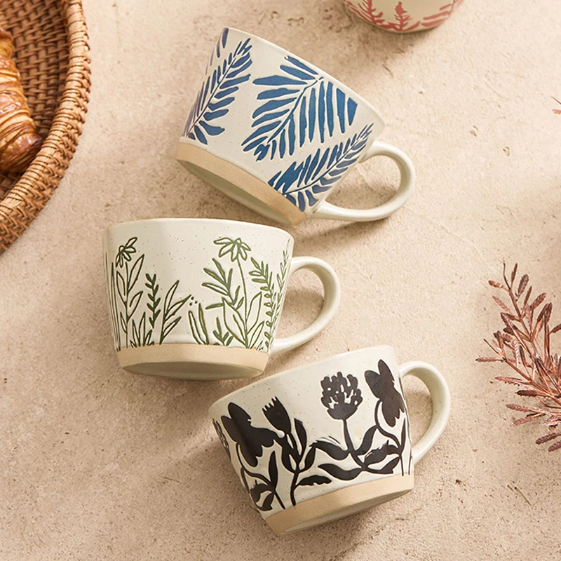 Garden Impressions Ceramic Mugs With Exposed Base