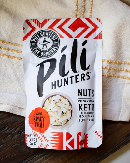Pili Hunters Nuts With Spicy Chili Healthy Lifestyle Food
