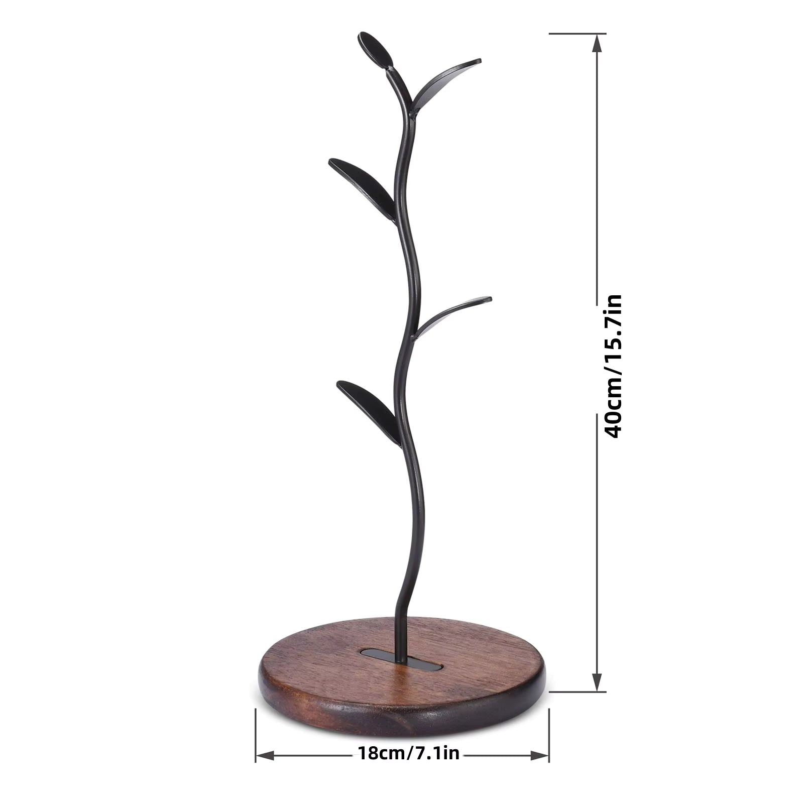 Sprout Countertop Mug Tree Cup Stand Size Measurements