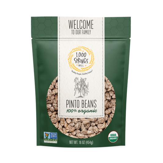 1000 Springs Mill Organic Pinto Beans 16oz