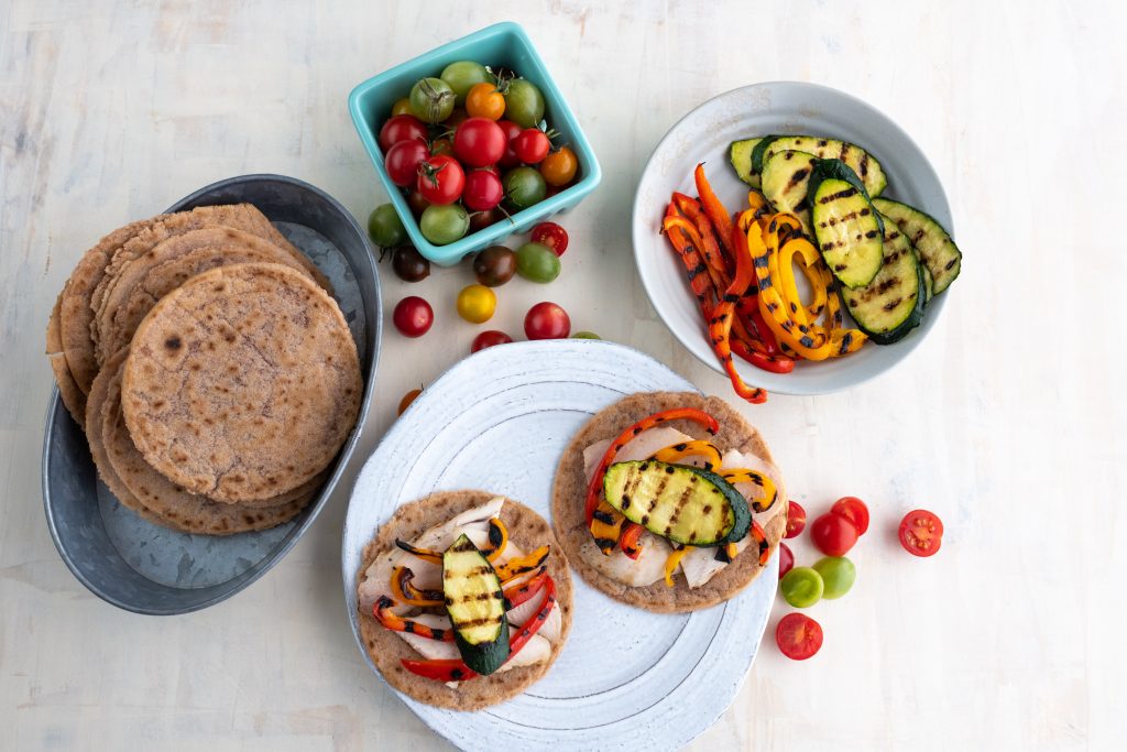 Bob's Red Mill Recipe Grilled Veggies And Cassava Flatbread