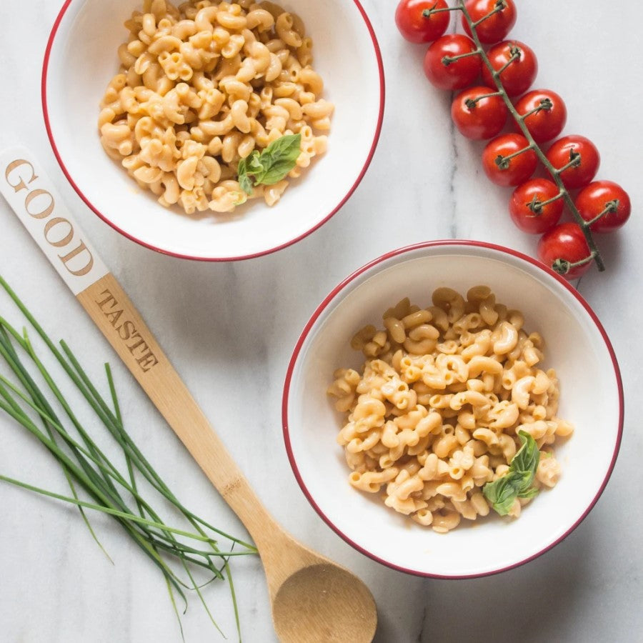 Bowls Of Vegan Mac And Cheese Good Taste Organic Dairy Free Gluten Free Lentil And Chickpea Pasta From Chickapea