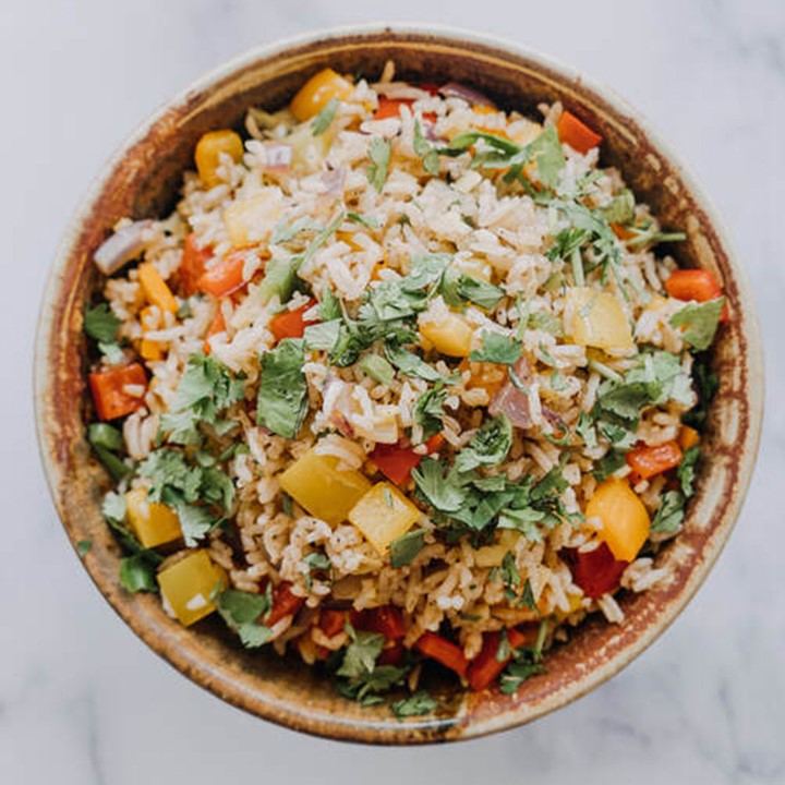 Confetti Rice Recipe Made With Non-GMO Basmati Rice From Ralston Family Farm