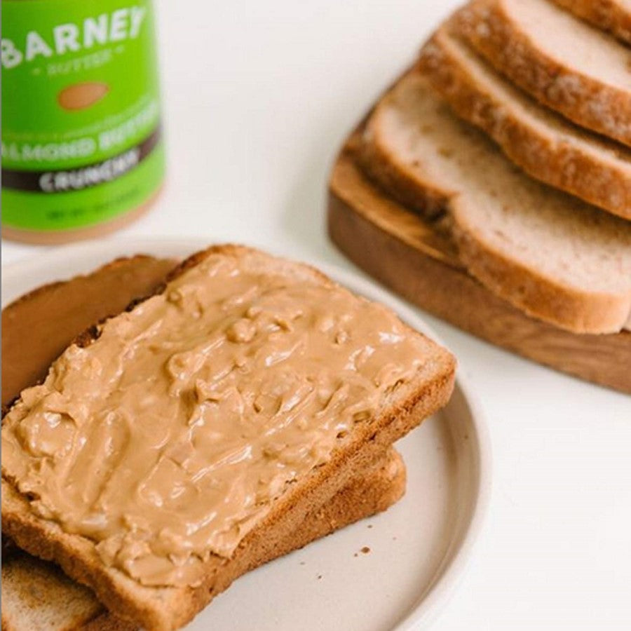 Crunchy Almond Butter On Gluten Free Toast Barney Butter