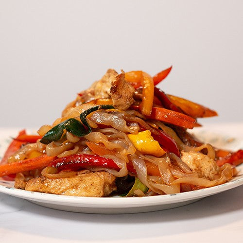 Easy Drunken Noodles Recipe Made With 9 Calorie Gluten Free Fettuccine It's Skinny Pasta