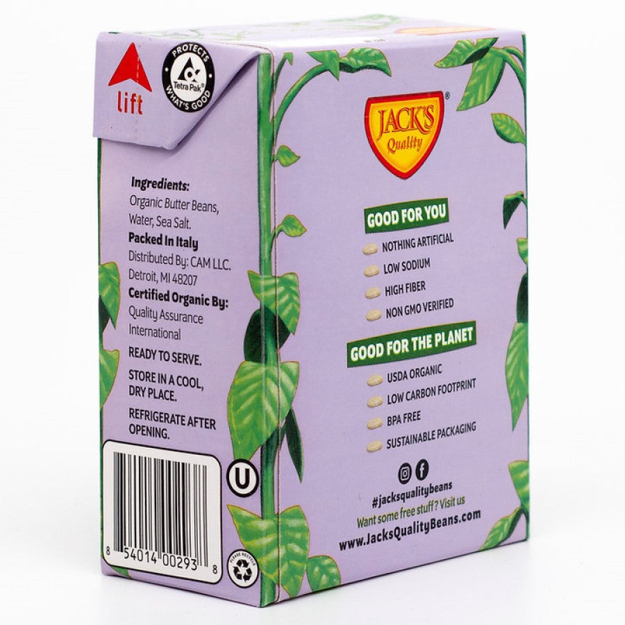 Butter Beans Also Called Lima Beans With No Firming Agents Jack's Quality Ingredients Organic Butter Beans