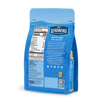 Lundberg Antique White Quinoa Organic Whole Grain Nutrition Facts Gluten Free Ingredients