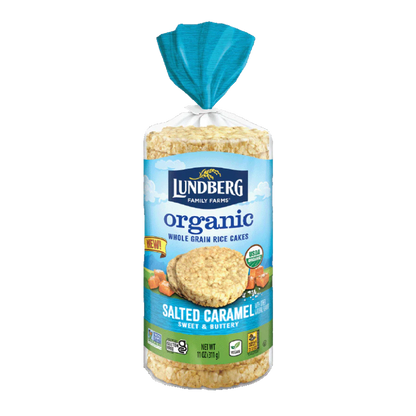 Lundberg Family Farms Organic Brown Rice Cakes Salted Caramel 11oz