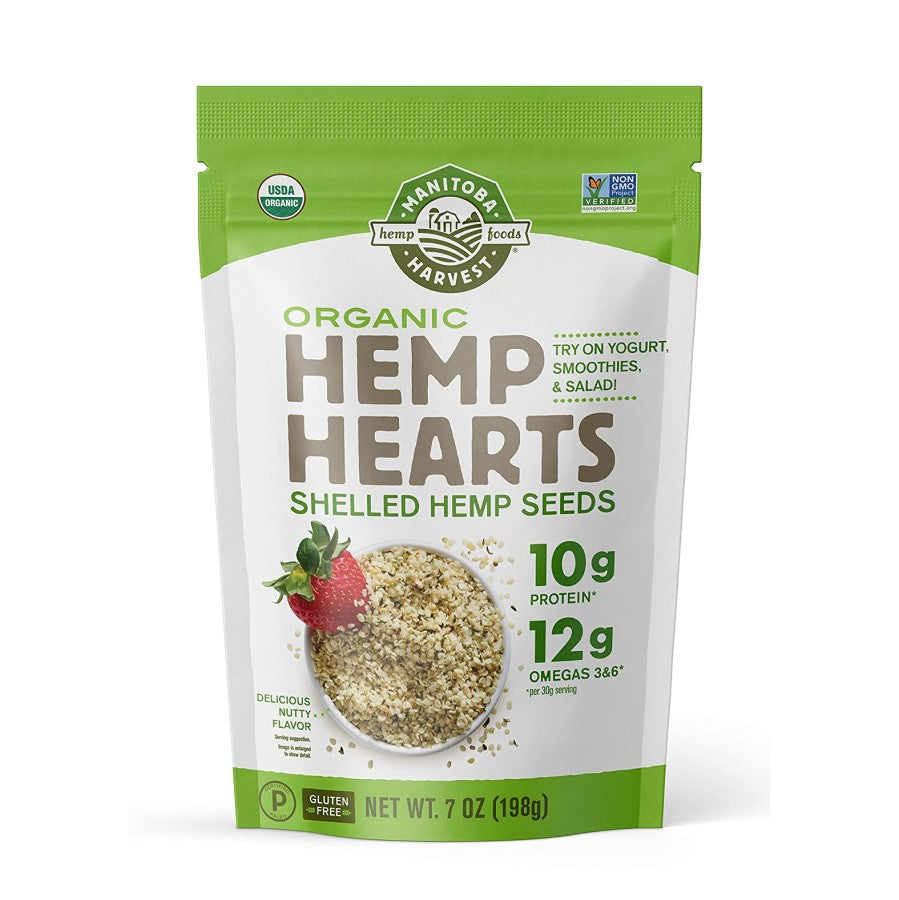 Manitoba Harvest Organic Hemp Hearts Shelled Hemp Seeds 7oz