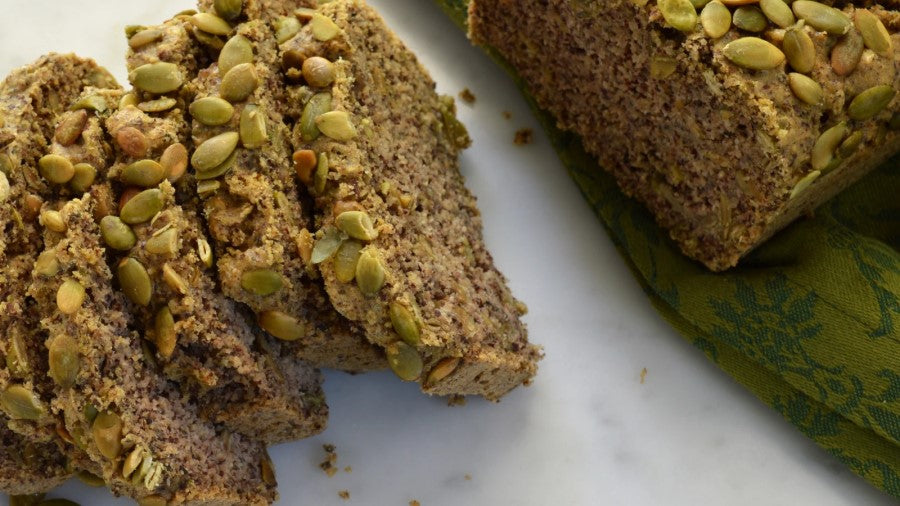 Paleo Almond Bread With Pumpkin Seeds Non-GMO Almond Flour Pamela's Recipe