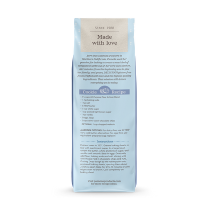 Artisan Blend Pamela's All Purpose Gluten Free Flour Mix 24 Ounce Cookie Recipe