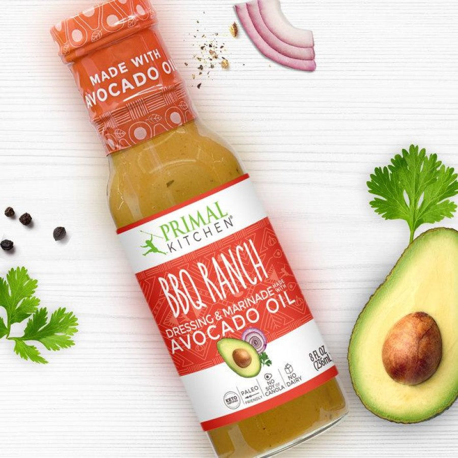 Primal Kitchen Keto BBQ Ranch Dressing Marinade With Avocado Onion