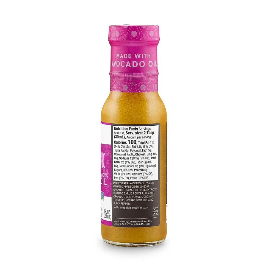 Primal Kitchen Lemon Turmeric Dressing Ingredients Nutrition Facts