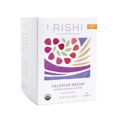 Rishi Tea Valerian Dream Organic Botanical Blend 15 Sachets