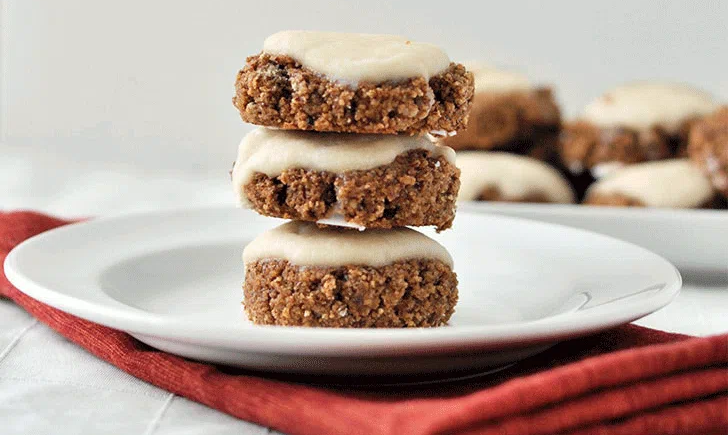 Soft Baked Iced Gingerbread Cookies Pamela's Non-GMO Nut Flour Recipe