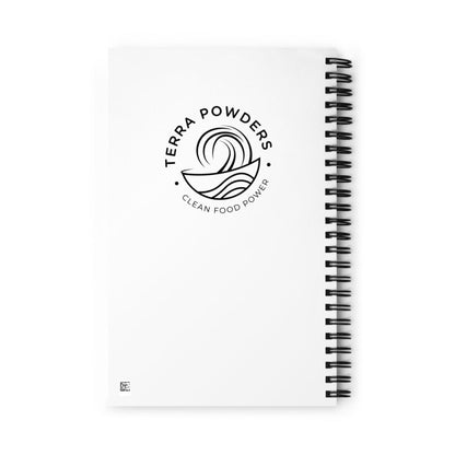 Terra Powders Clean Food Power Notebook Back